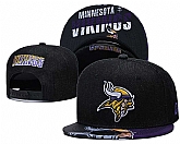Minnesota Vikings Team Logo Adjustable Hat YD (11),baseball caps,new era cap wholesale,wholesale hats